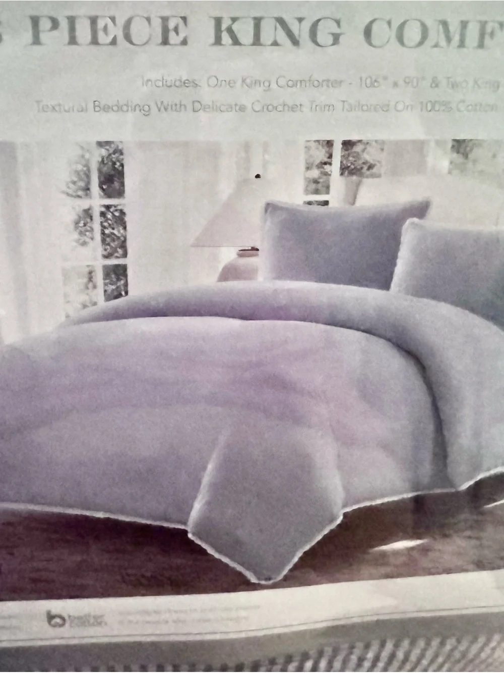 New Rachel Ashwell King Comforter / Shams